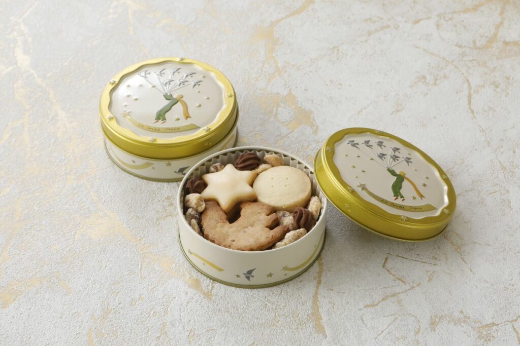 クッキー缶りすの丸缶　haba sa hana